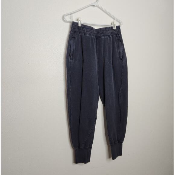 Free People Movement Sweatpants Blue Small Joggers Sweats Pants - Picture 2 of 5